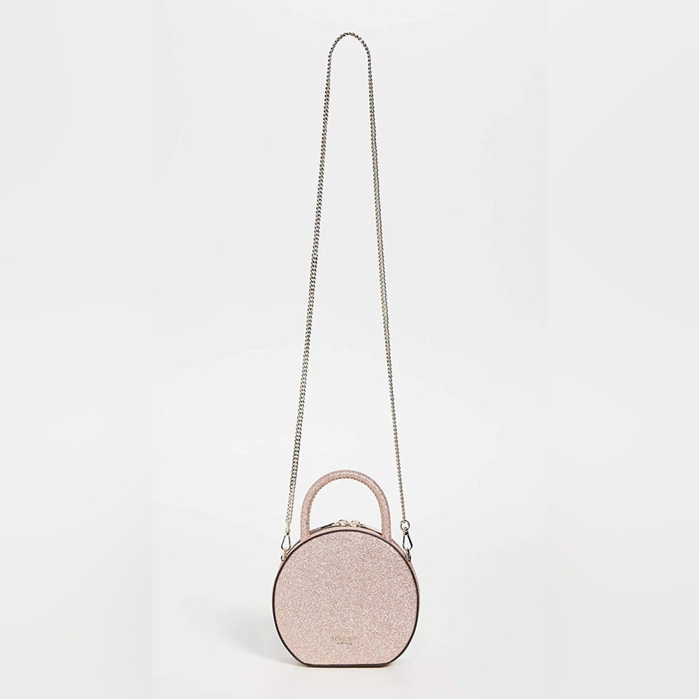 NWT KATE SPADE Andi Glitter Mini Canteen Crossbody Bag - Pinkchampa - Picture 7 of 7